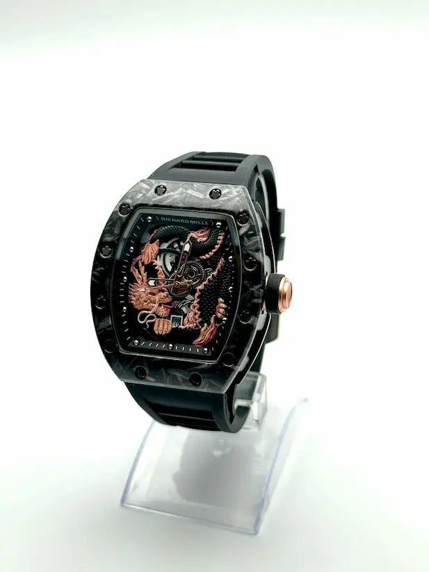 RELOJ RM™ DRAGON ZAFIRO💎| PULSO GRADUABLE Y CALENDARIO